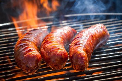 Smoked Sausage on the BBQ